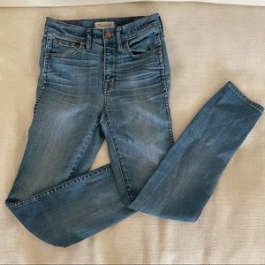 Madewell High Riser Skinny Skinny Jean 10”